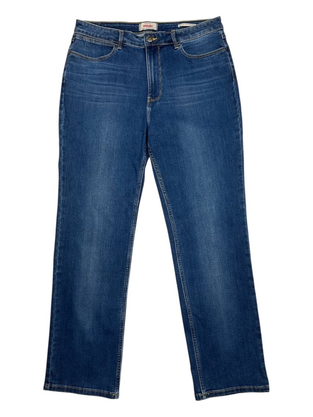 Wrangler High Rise True Straight Jean 16W Blue